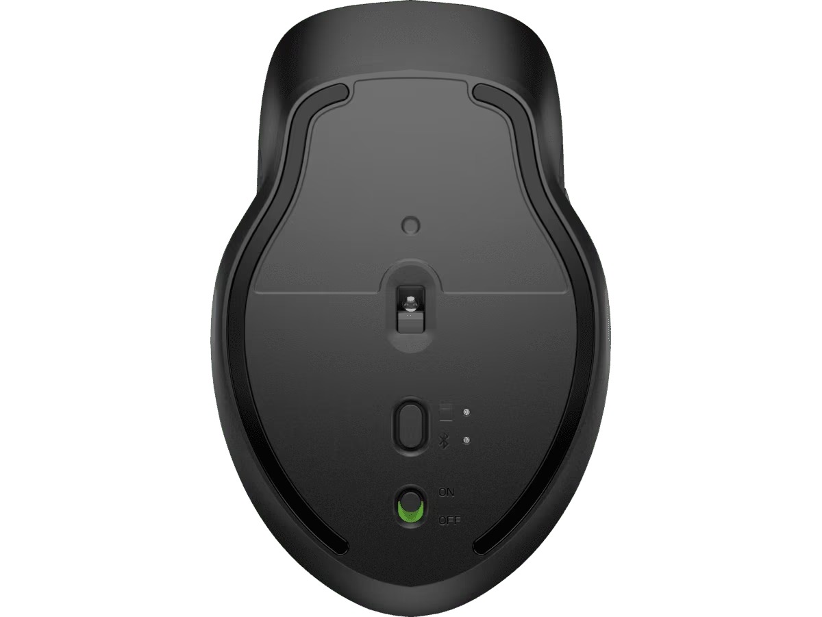 HP 435/ Kancelárska/ Optická/ Pre pravákov/ 4 000 DPI/ USB+BT/ Čierna 