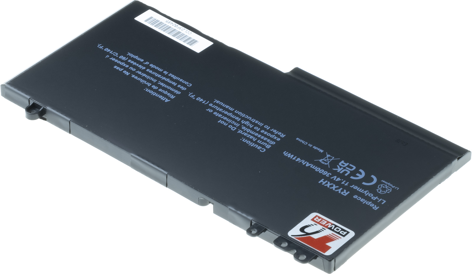 Batéria T6 Power pre Dell Latitude E5450, E5550, E5250, 3150, 3160, 3600mAh, 41Wh, 3cell, Li-pol 