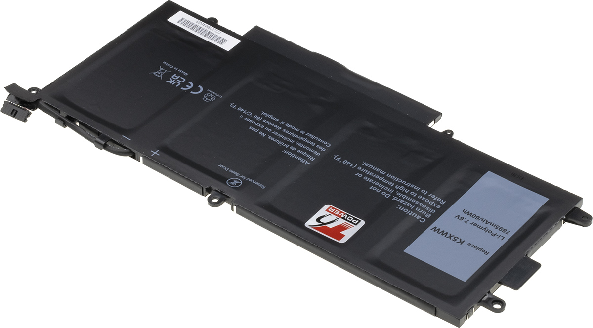 Batéria T6 Power pre Dell Latitude 5289, 7389, 7390 2in1, 7895mAh, 60Wh, 4cell, Li-pol 