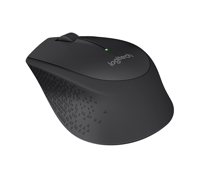 Logitech M280/ Ergonomická/ Optická/ Pre pravákov/ 1 000 DPI/ Bezdrôtová USB/ Čierna 