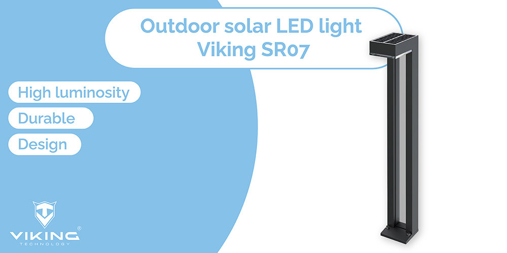 Viking venkovní solární LED světlo SR07,  2 ks 