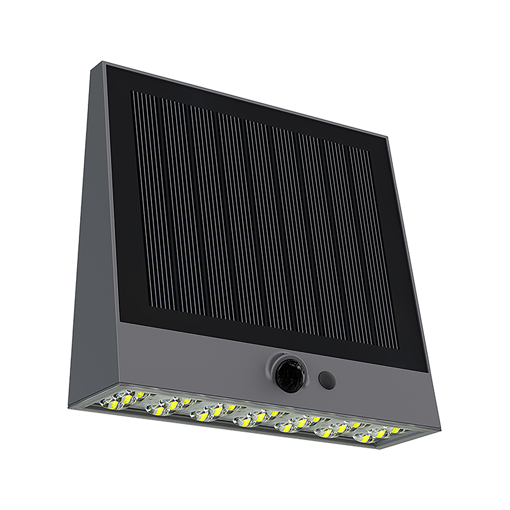 Vonkajšie solárne LED svetlo Viking SR25/ Pohybový senzor/ 1000 lm/ 4 režimy/ IP54/ denná biela