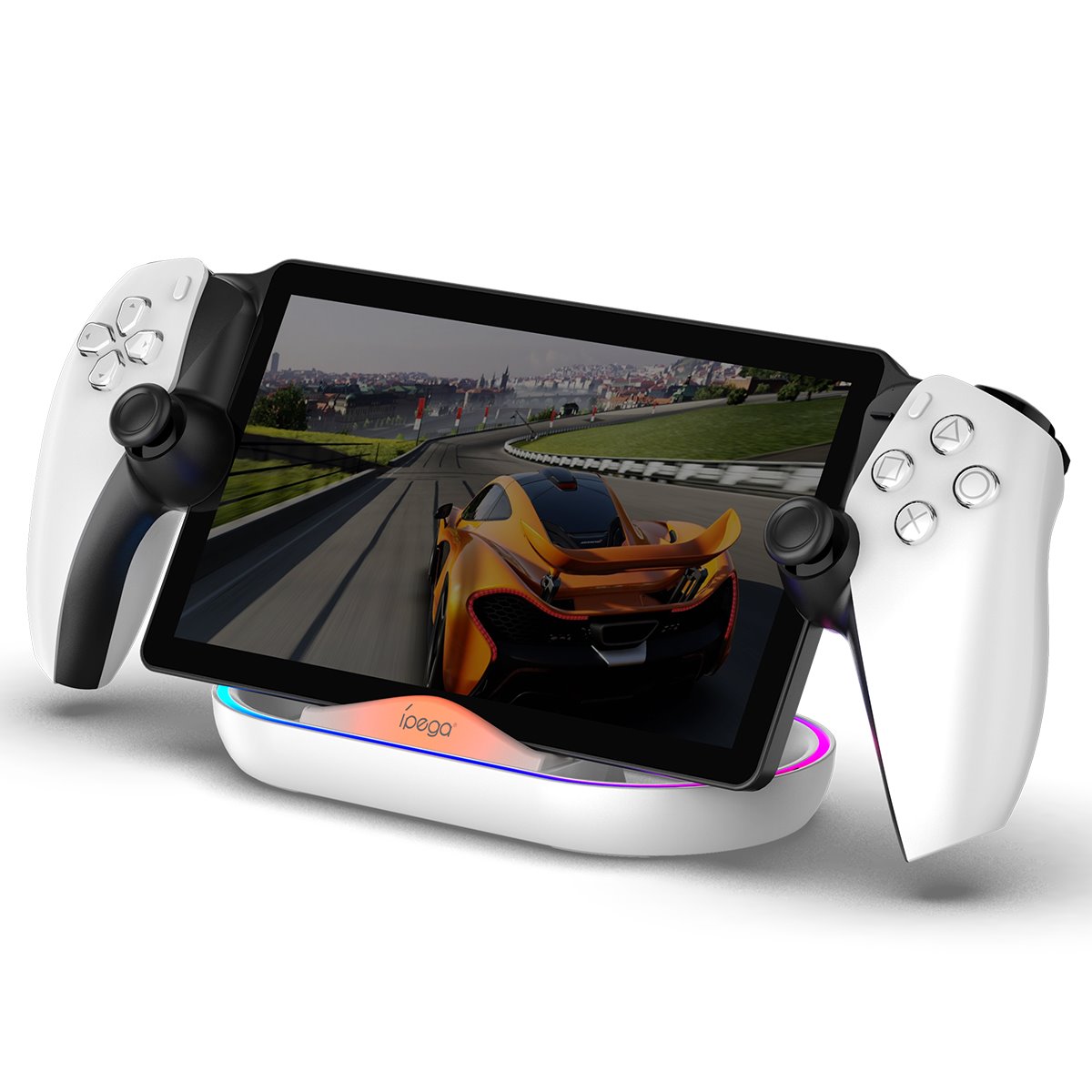 iPega P5P02 Charger Dock s RGB pre Playstation Portal Remote Player White 