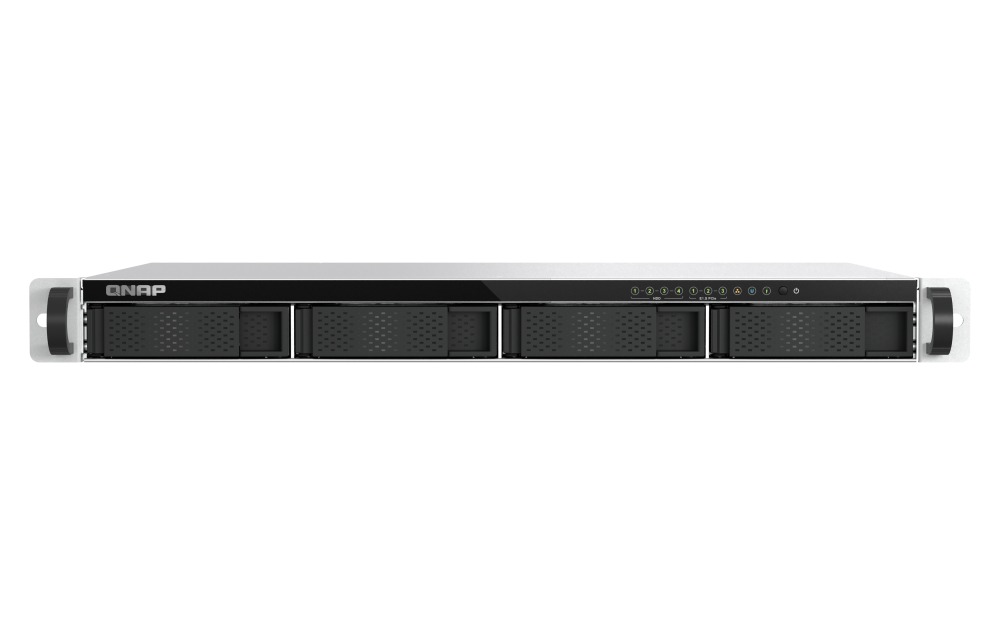 QNAP TS-h765eU-8G (4core 3, 4GHz, 8GB RAM, 4x SATA, 3x E1.S/ M.2, 2x 2, 5GbE, vol. 10GbE, malá hĺbka)