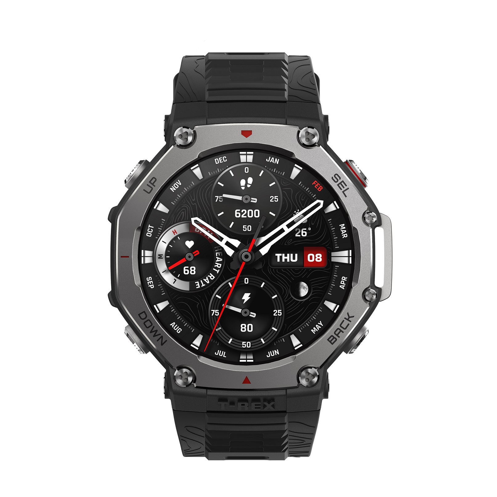 Amazfit T-Rex 3/ Black/ Šport Band/ Onyx Black 