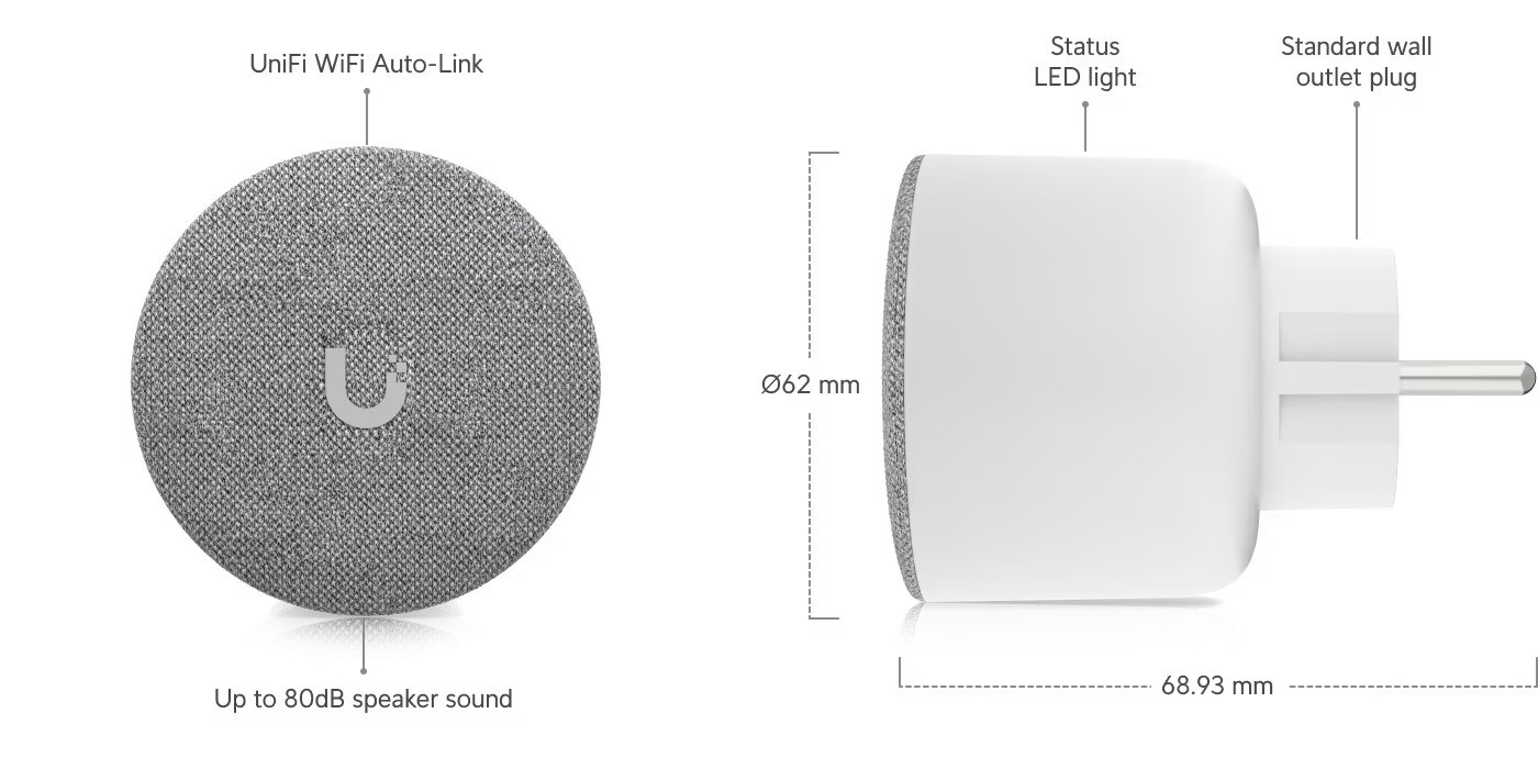 Ubiquiti UniFi zvoček pro DOORBELL (230V) 