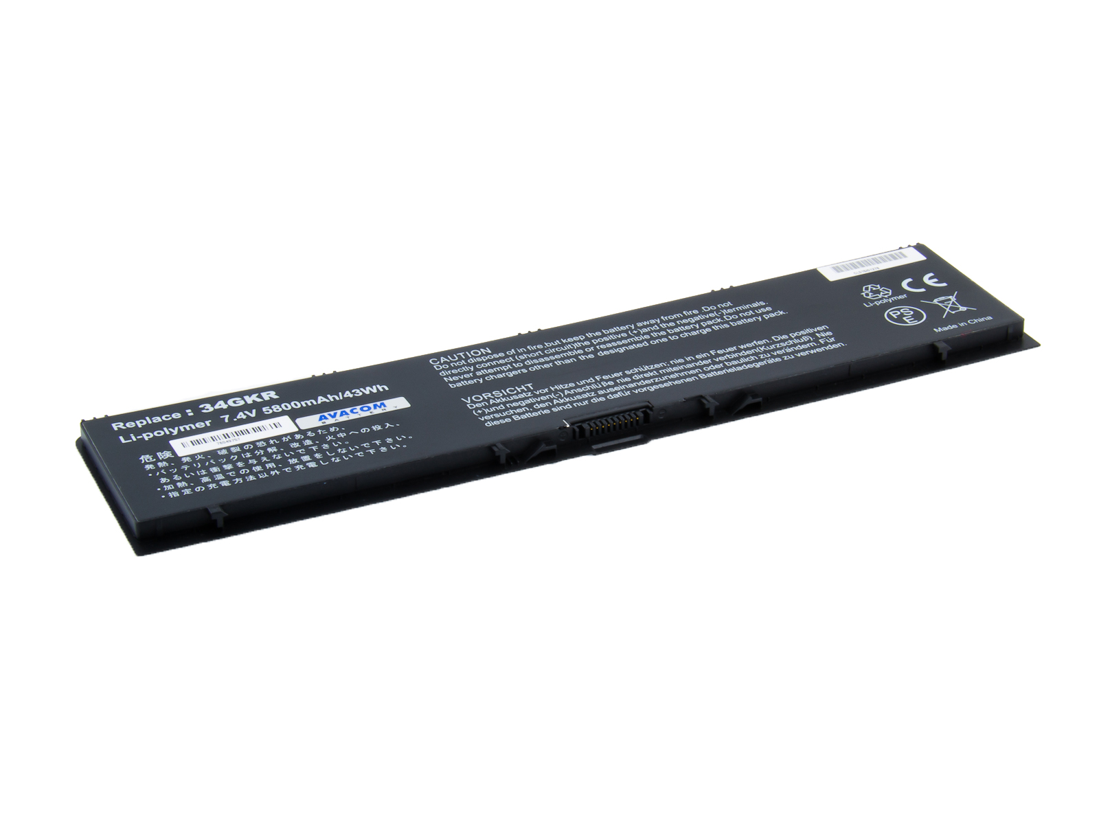 Batéria AVACOM NODE-E744-70P pre Dell Latitude E7440 Li-Pol 7, 4 V 5800mAh / 43Wh