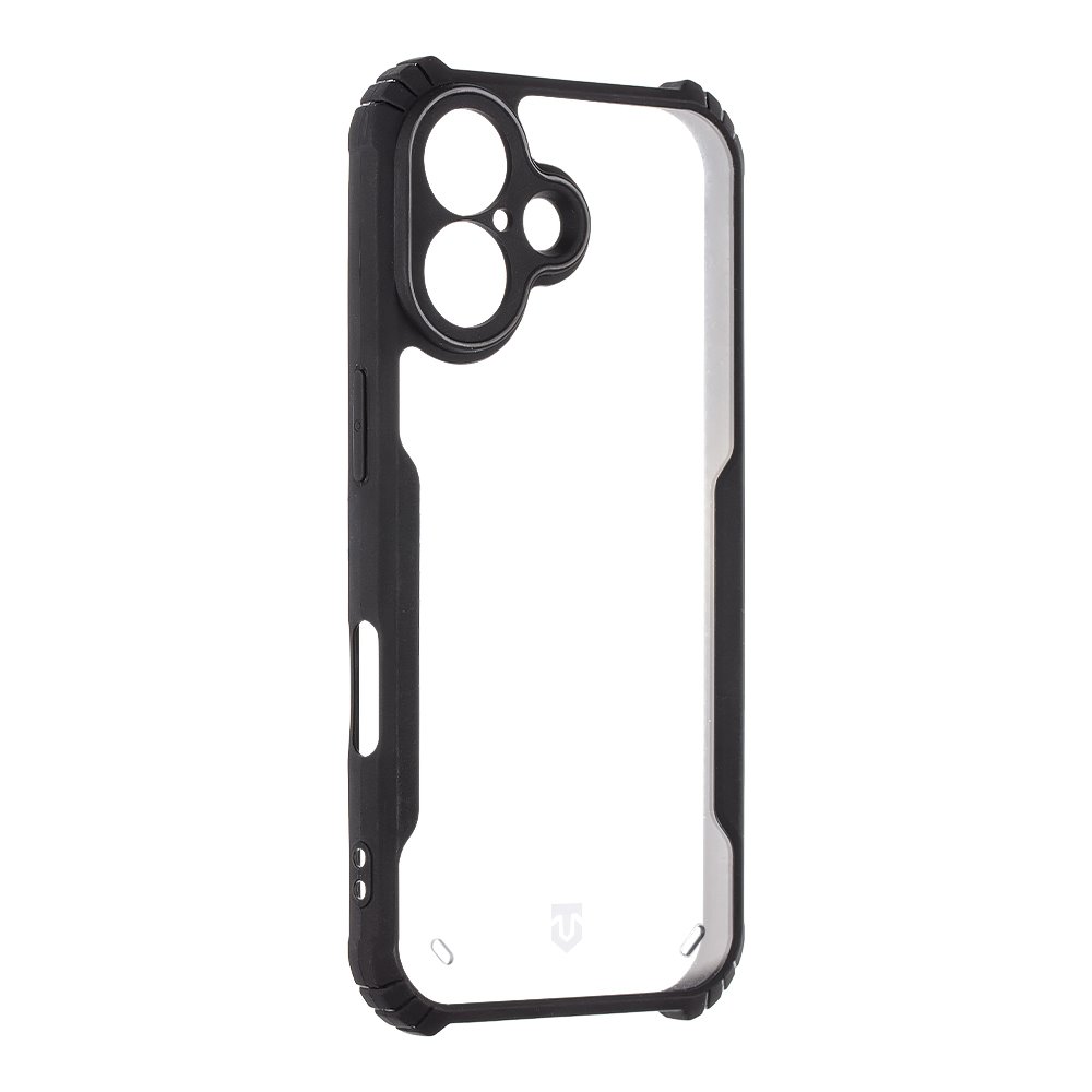 Tactical Quantum Stealth Kryt pre Apple iPhone 16 Clear/ Black 