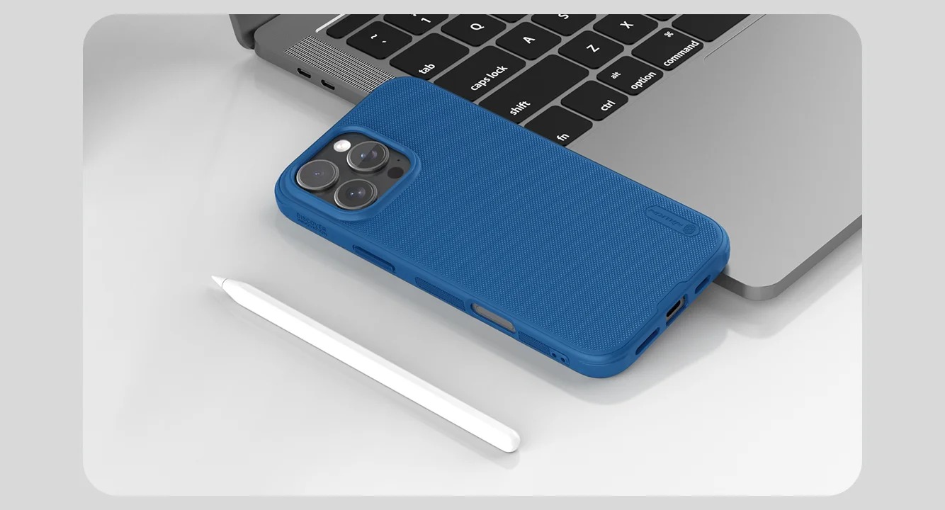 Nillkin Super Frosted PRO Magnetic Zadný Kryt pre Apple iPhone 16 Pro Max Blue 