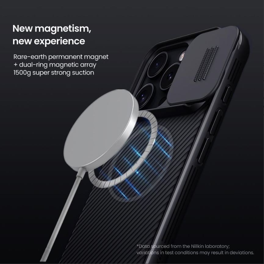 Nillkin CamShield PRO Magnetic Zadný Kryt pre Apple iPhone 16 Pro Dark Green 