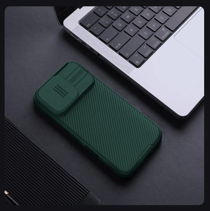 Nillkin CamShield PRO Magnetic Zadný Kryt pre Apple iPhone 16 Pro Dark Green 