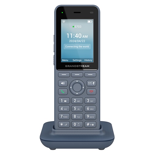 Grandstream WP826 SIP WiFi telefón, 2, 4" bar. displ., 3 SIP úč., BT, USB-C 