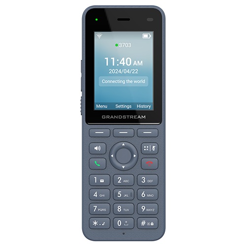 Grandstream WP826 SIP WiFi telefón, 2, 4" bar. displ., 3 SIP úč., BT, USB-C 