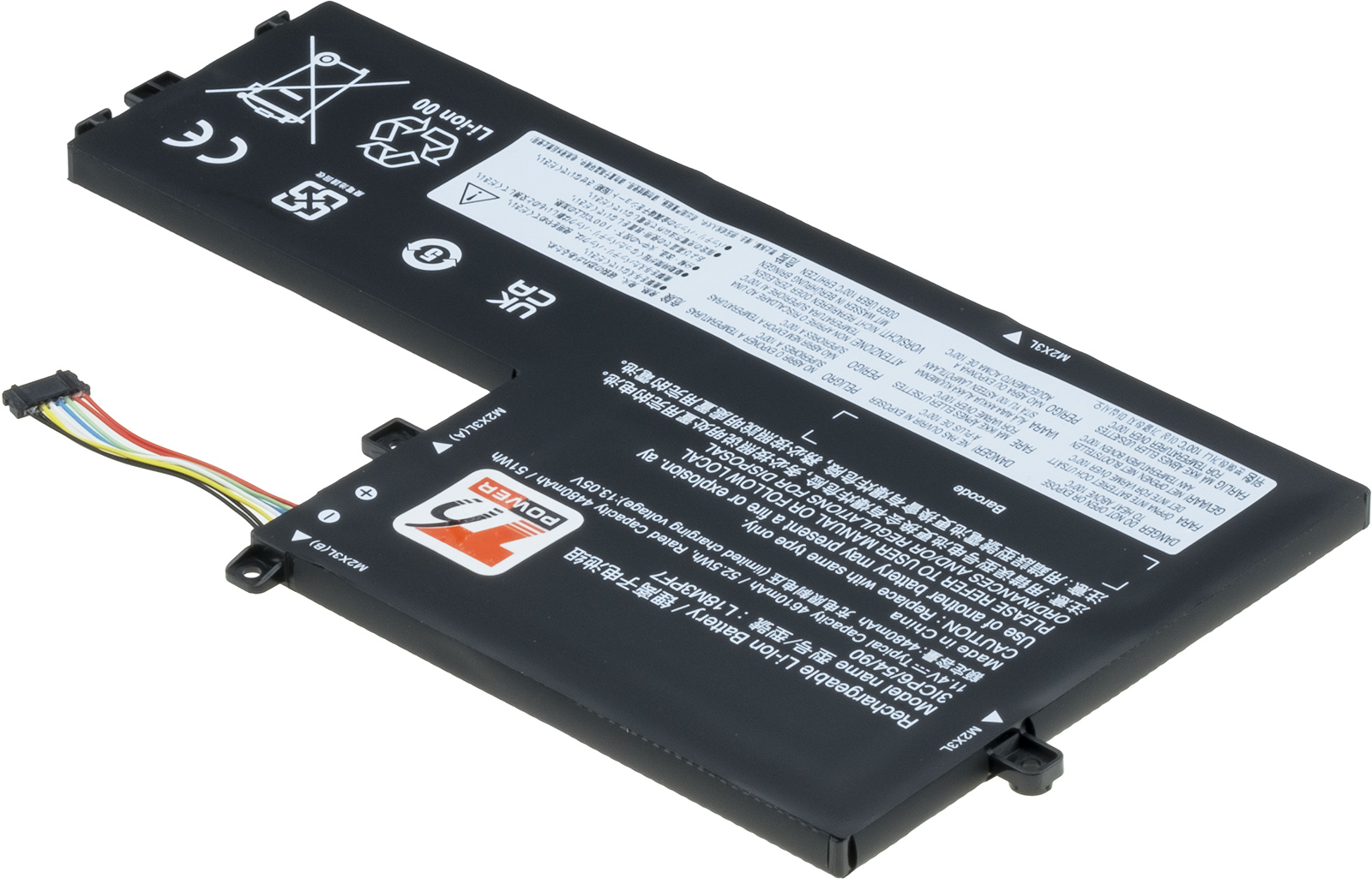 Batéria T6 Power Lenovo IdeaPad C340-15IWL, S340-14IML, S340-14IML, 4670mAh, 52, 5Wh, 3cell, Li-poly 