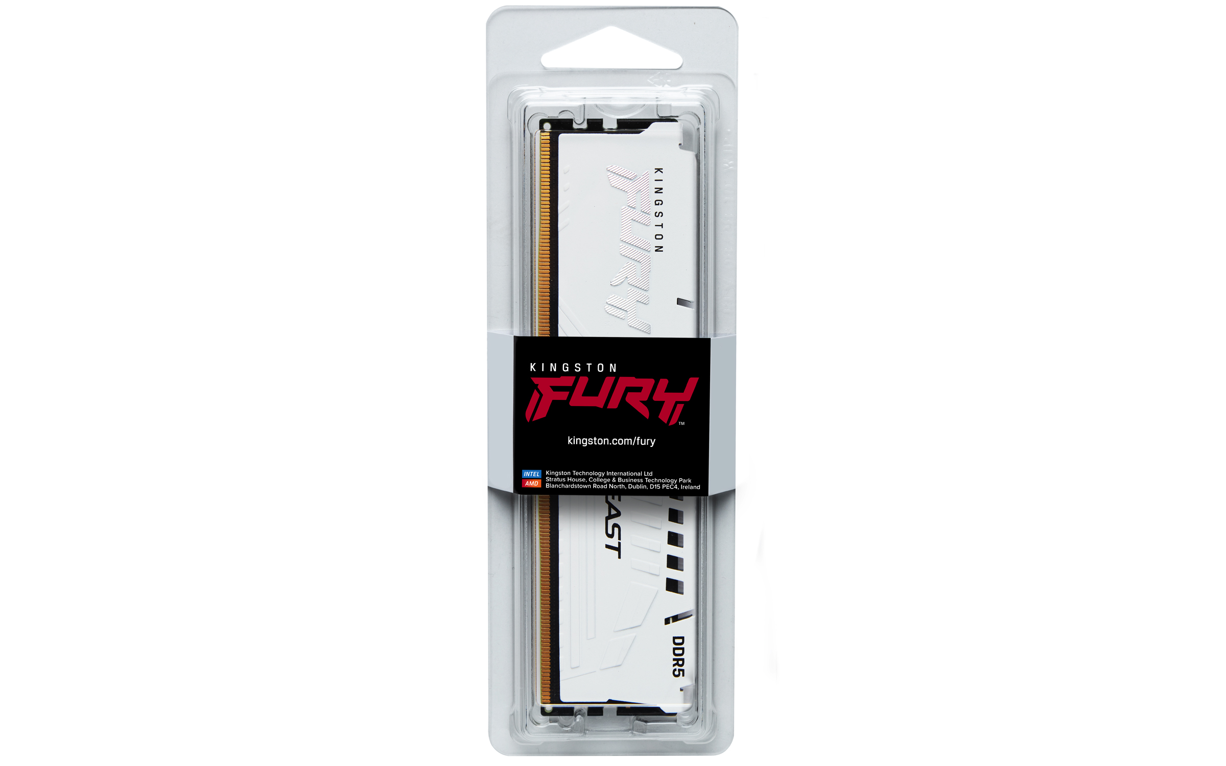 Kingston FURY Beast EXPO/ DDR5/ 16GB/ 6000MHz/ CL36/ 1x16GB/ White 