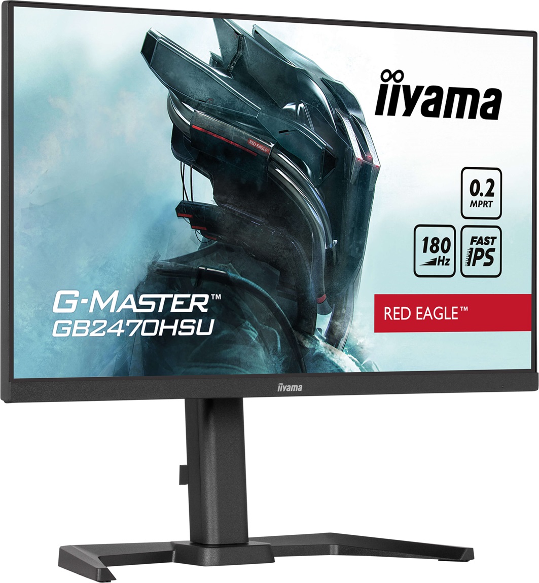 iiyama G-Master/ GB2470HSU-B6/ 23, 8"/ IPS/ FHD/ 180Hz/ 0, 2ms/ Black/ 3R 