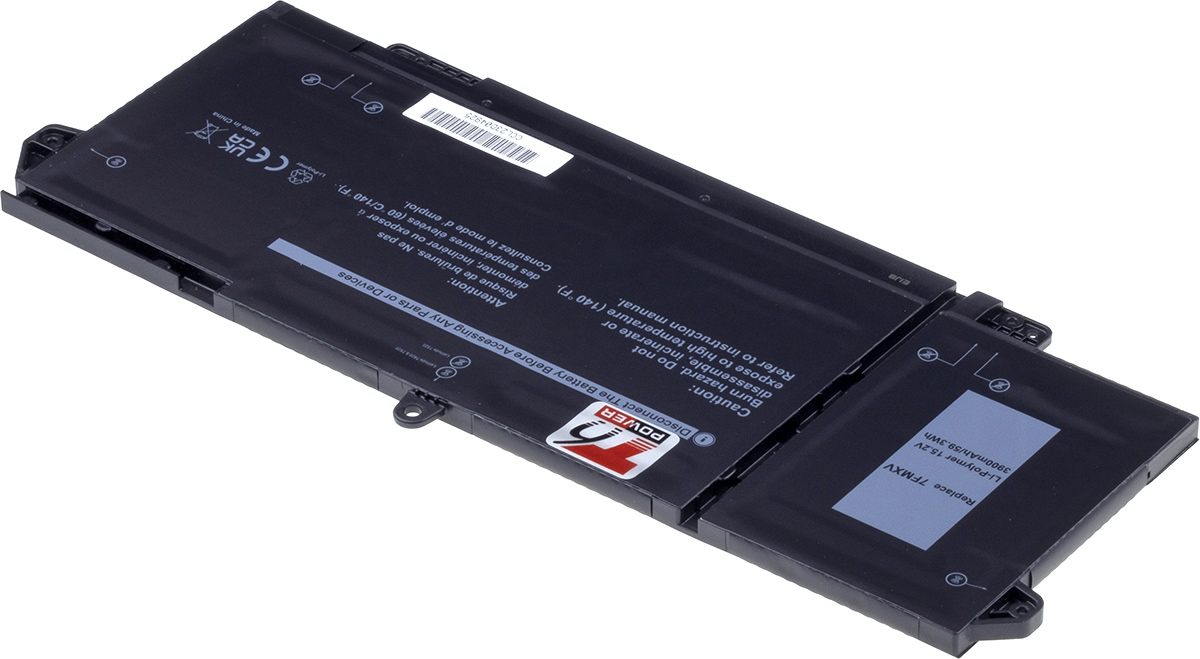 Batéria T6 Power pre Dell Latitude 5320, 7320, 7420, 7520, 3900mAh, 59Wh, 4cell, Li-pol 