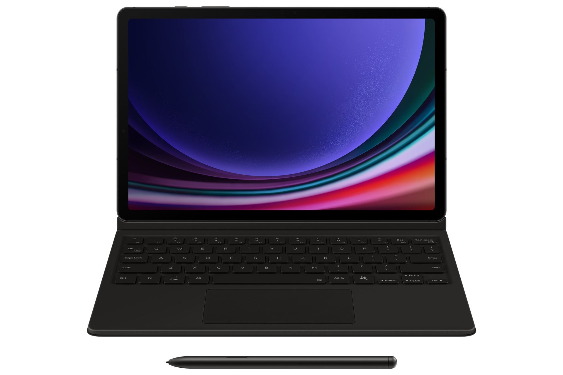 Samsung Ochranný kryt s klávesnicou a touchpadom pre Tab S9/ S9 FE/ S10 FE Black 