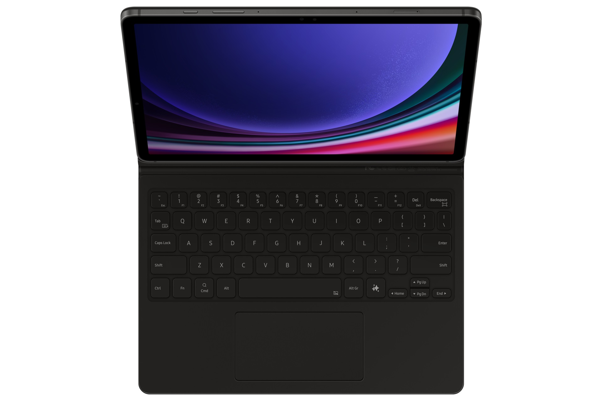 Samsung Ochranný kryt s klávesnicou a touchpadom pre Tab S9/ S9 FE/ S10 FE Black 