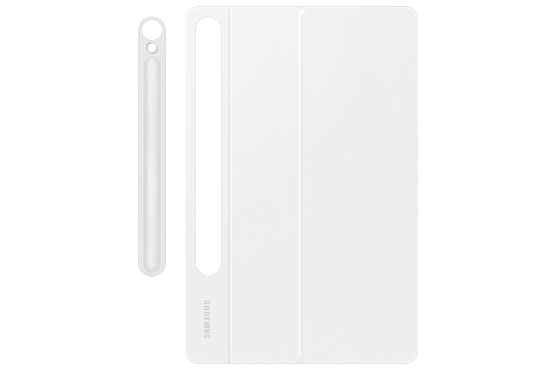 Samsung pouzdro s klávesnicí EF-DX725UWE pro Galaxy Tab S9/ S9 FE,  bílá 