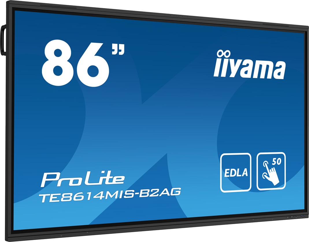 86" iiyama TE8614MIS-B2AG:VA, 4K, 50P, EDLA, Android 