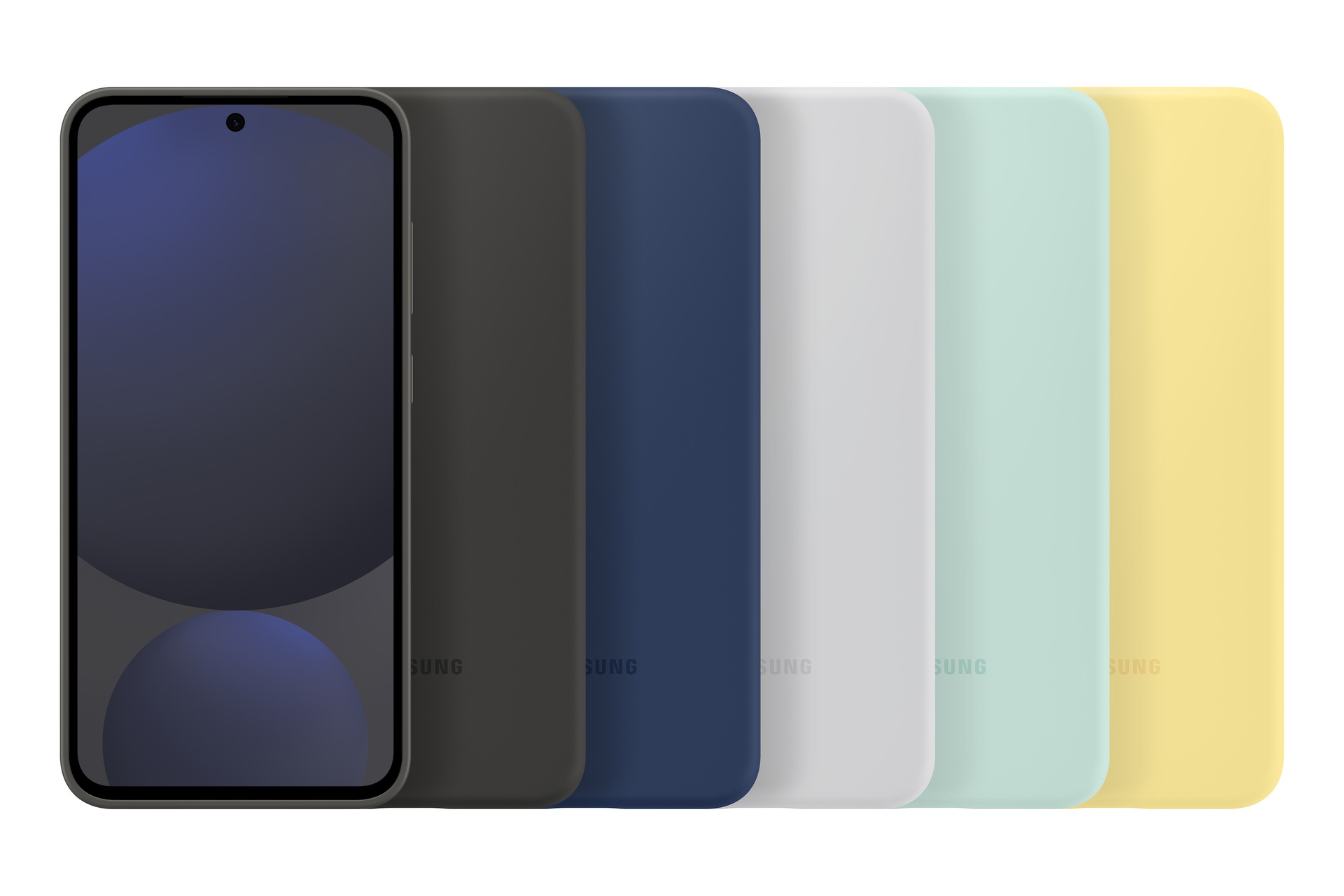 Samsung Silikónový zadný kryt pre Samsung Galaxy S24 FE Yellow 