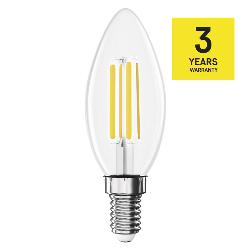 EMOS LED FLM CANDLE 5, 9 W (60 W) 806lm E14 WW 