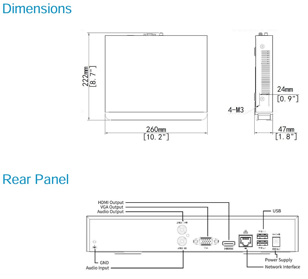 Uniview NVR301-16B-IQ, 16 kanálov, max.IN:80Mbps/ OUT:80Mbps, múdra analytika SIP, UMD, 4K HDMI 