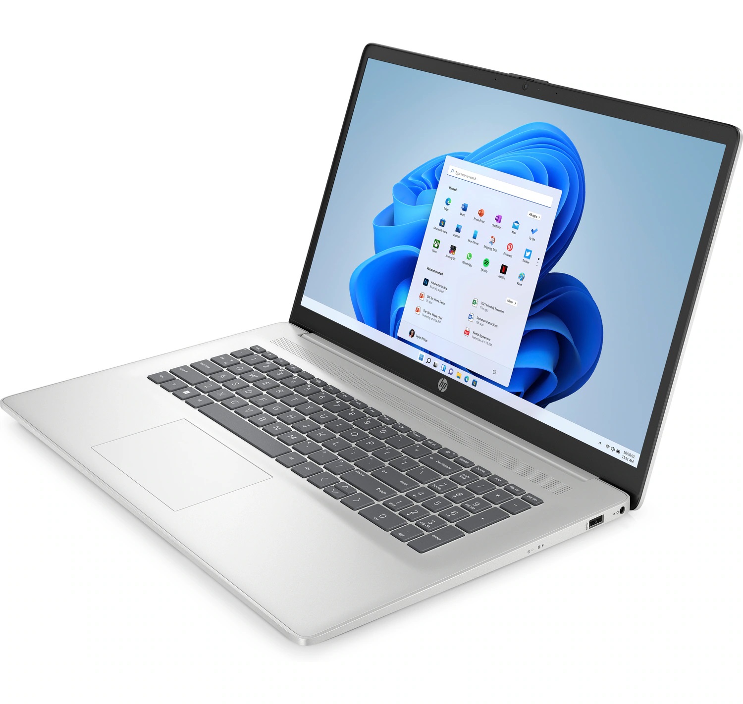 HP 17/ cp2002nc/ R5-7520U/ 17, 3"/ 1600x900/ 8GB/ 512GB SSD/ AMD int/ W11H/ Silver/ 2R 
