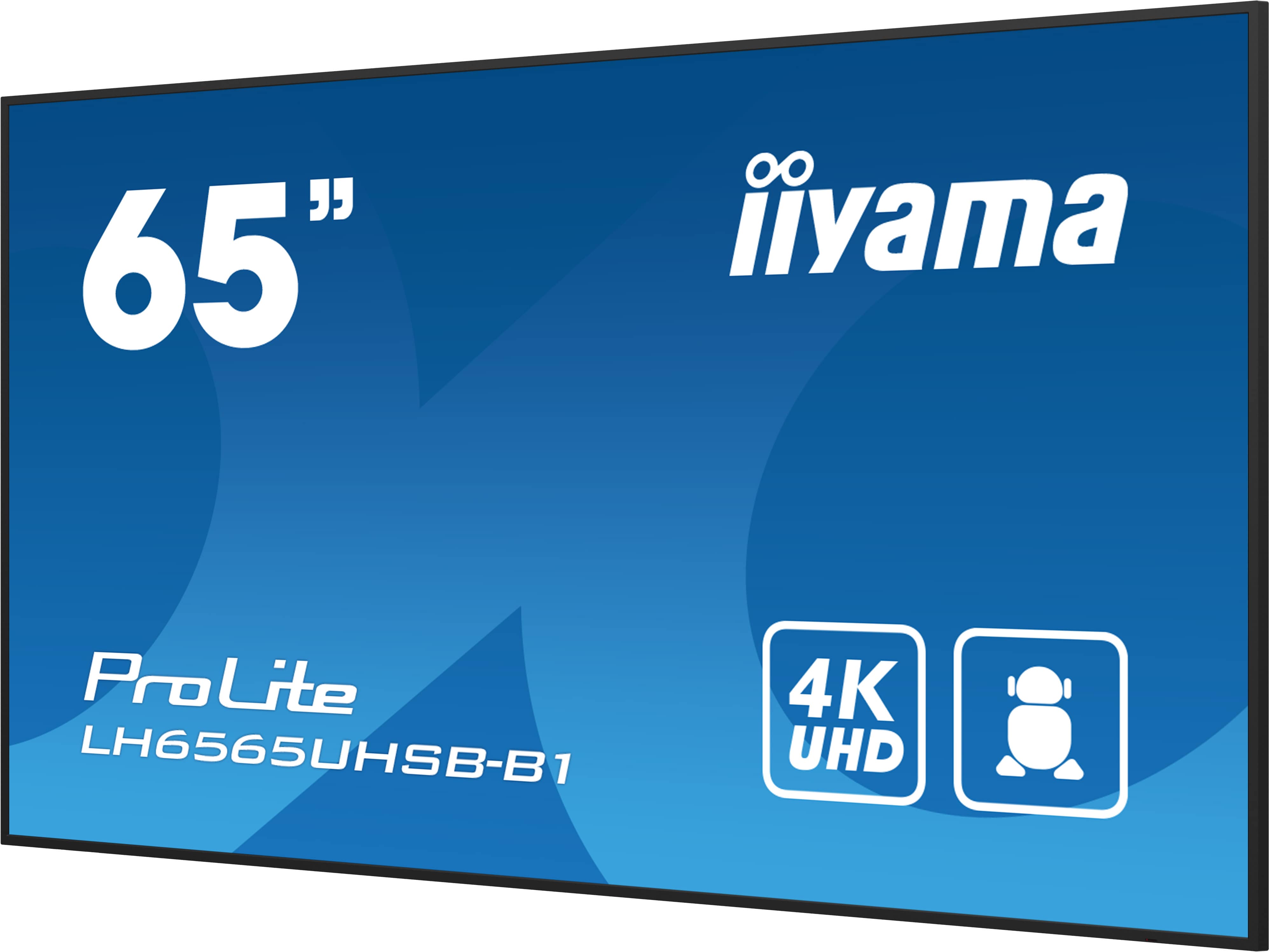 65" iiyama LH6565UHSB-B1: IPS, 4K UHD, Android, 24/ 7 