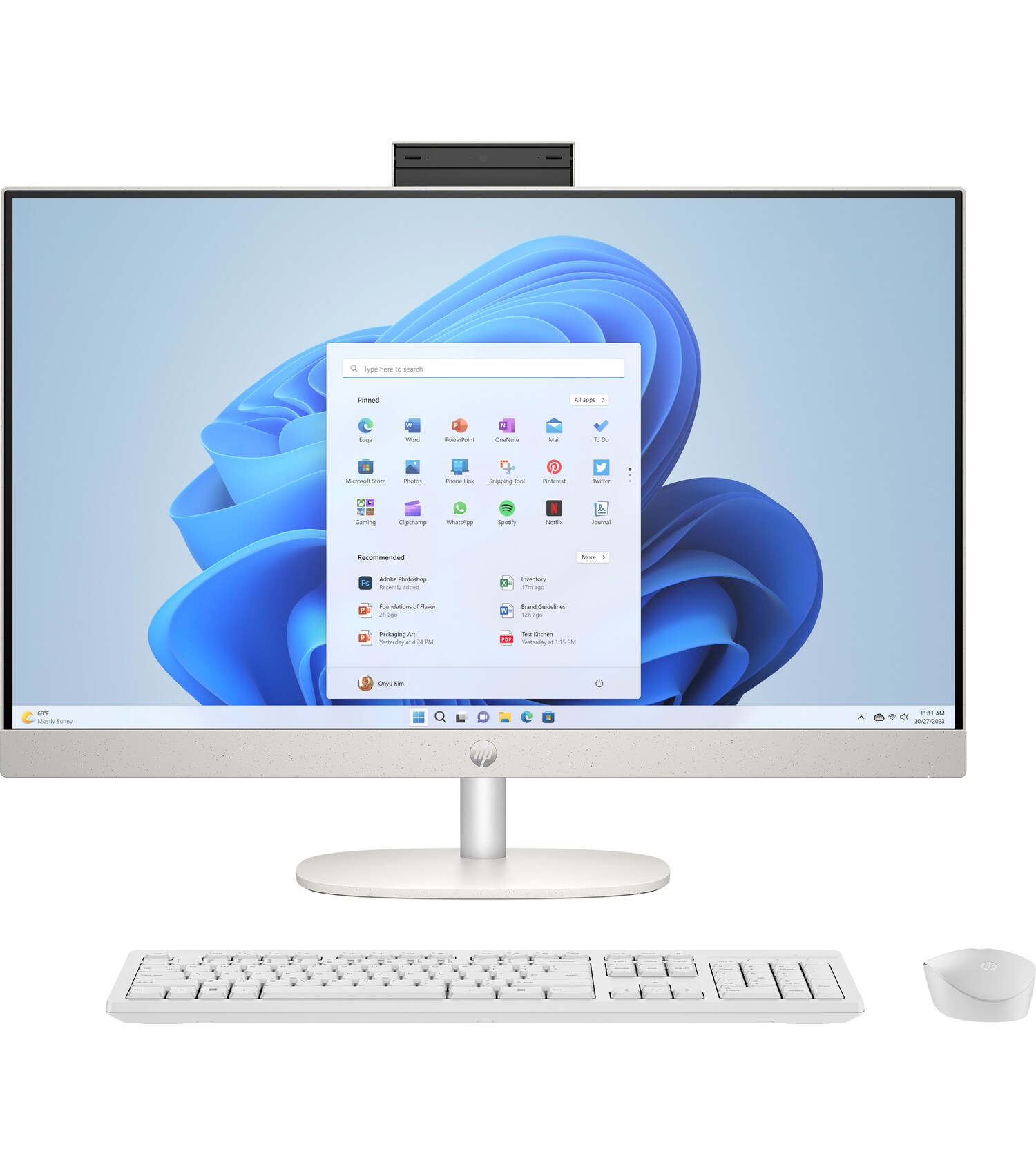 HP 27/ 27-cr1006nc/ 27"/ FHD/ U5-125U/ 16GB/ 1TB SSD/ 4C-iGPU/ W11H/ White/ 2R
