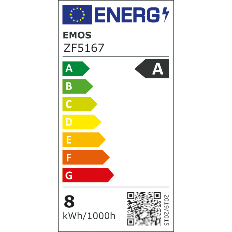 EMOS LED FLM A60 7, 2 W (100 W) 1521lm E27 WW A CLASS 