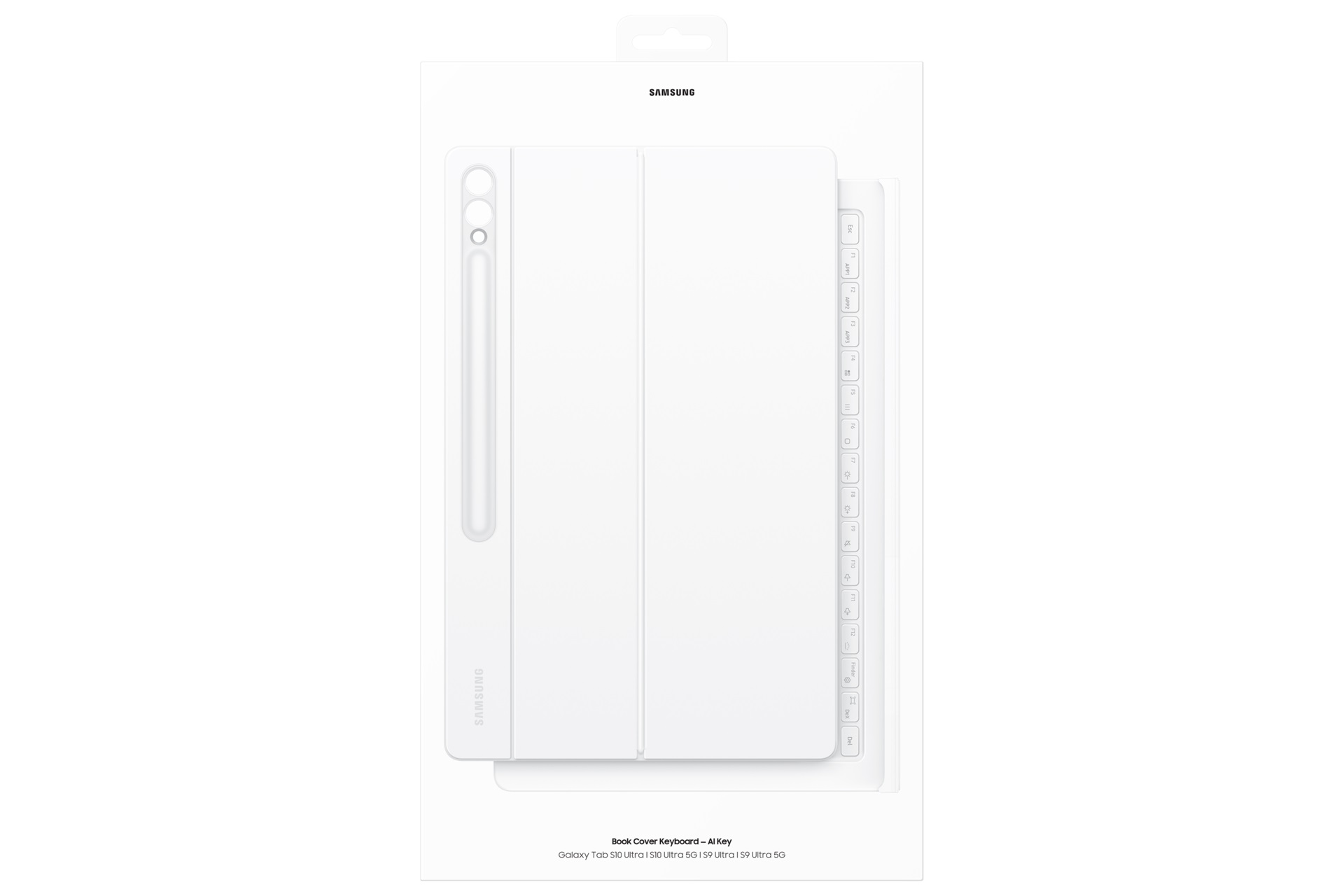 Samsung Ochranný kryt s klávesnicou a touchpadom pre Tab S10 Ultra/ S9 Ultra White 