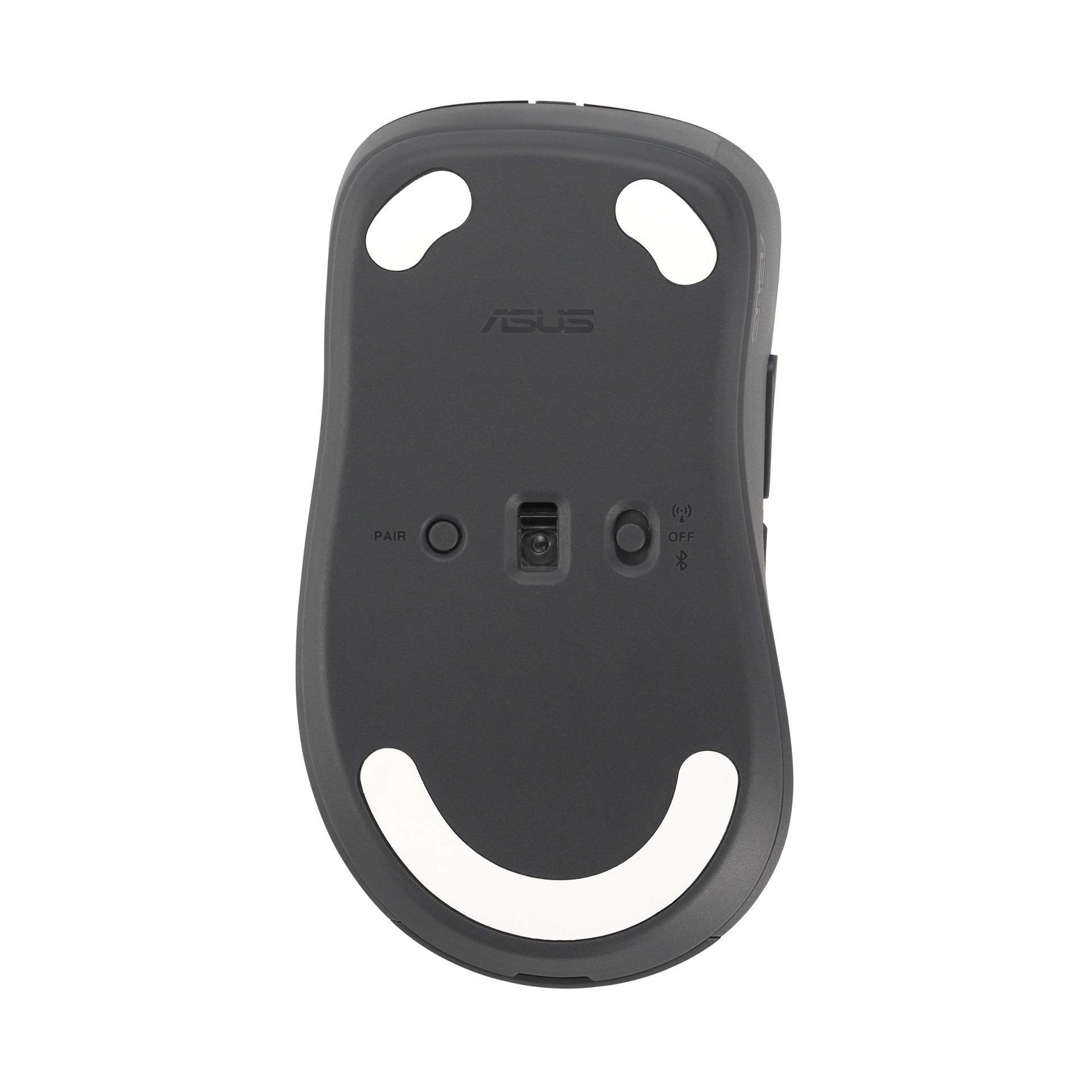 ASUS Wireless Mouse MD102/ Kancelárska/ Optická/ Pre pravákov/ 1 600 DPI/ USB+BT/ Tmavosivá 