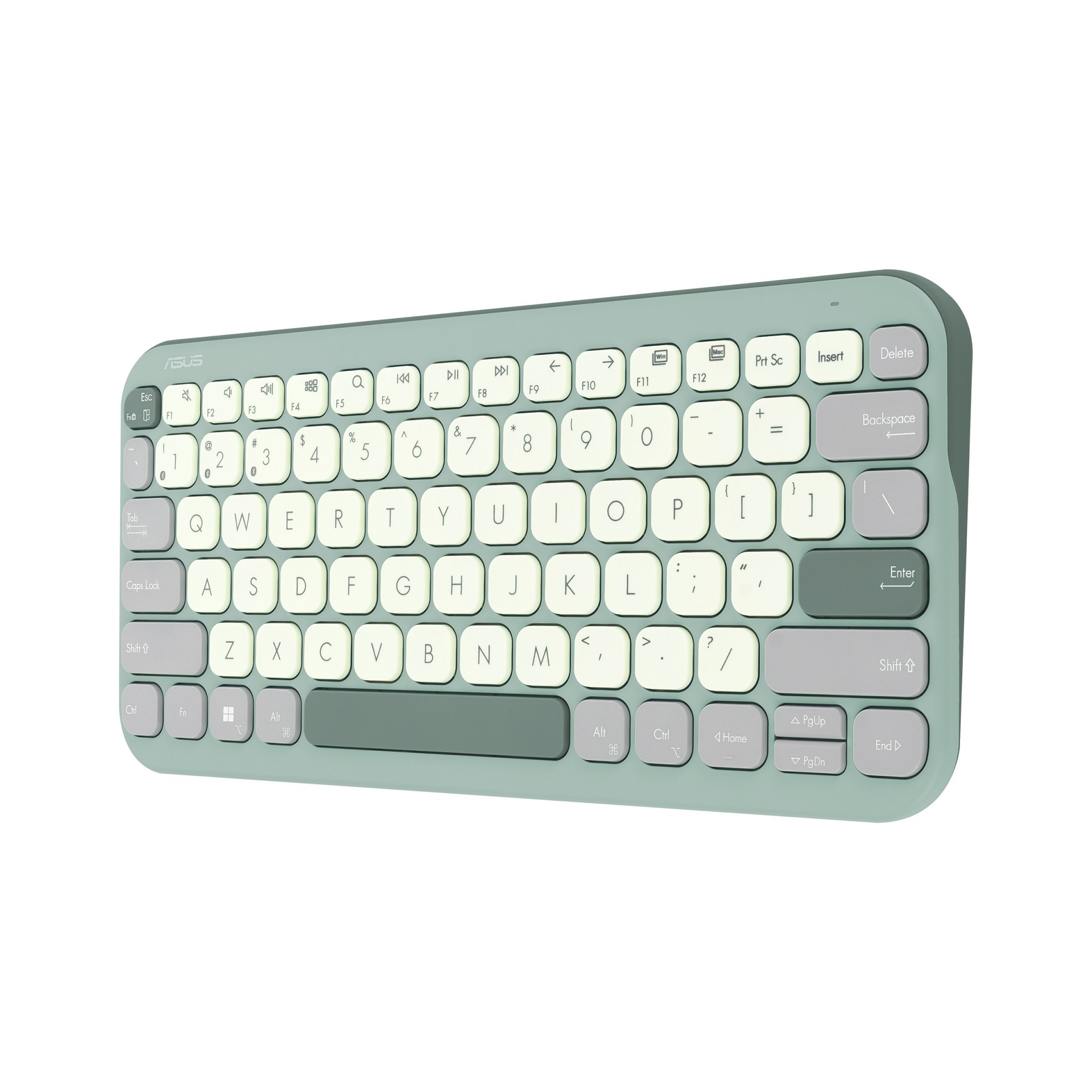 ASUS Marshmallow Keyboard KW100/ Bezdrôtová Bluetooth/ CZ- SK layout/ Zelená 