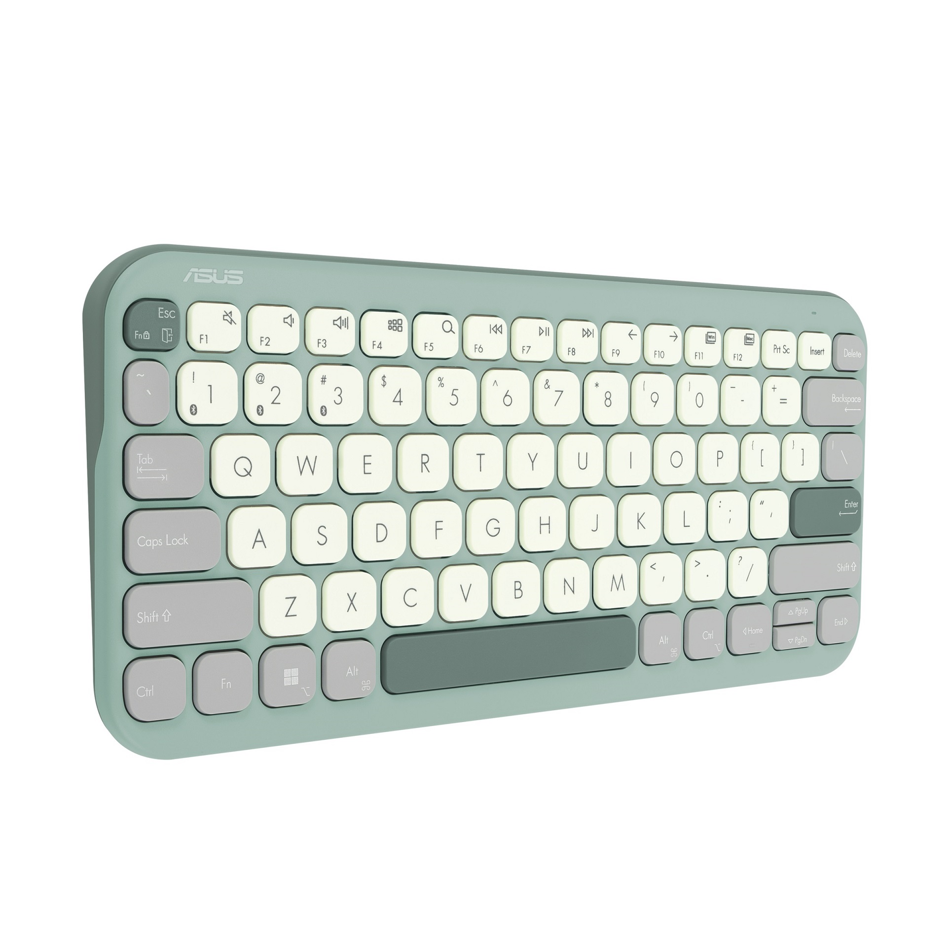 ASUS Marshmallow Keyboard KW100/ Bezdrôtová Bluetooth/ CZ- SK layout/ Zelená 