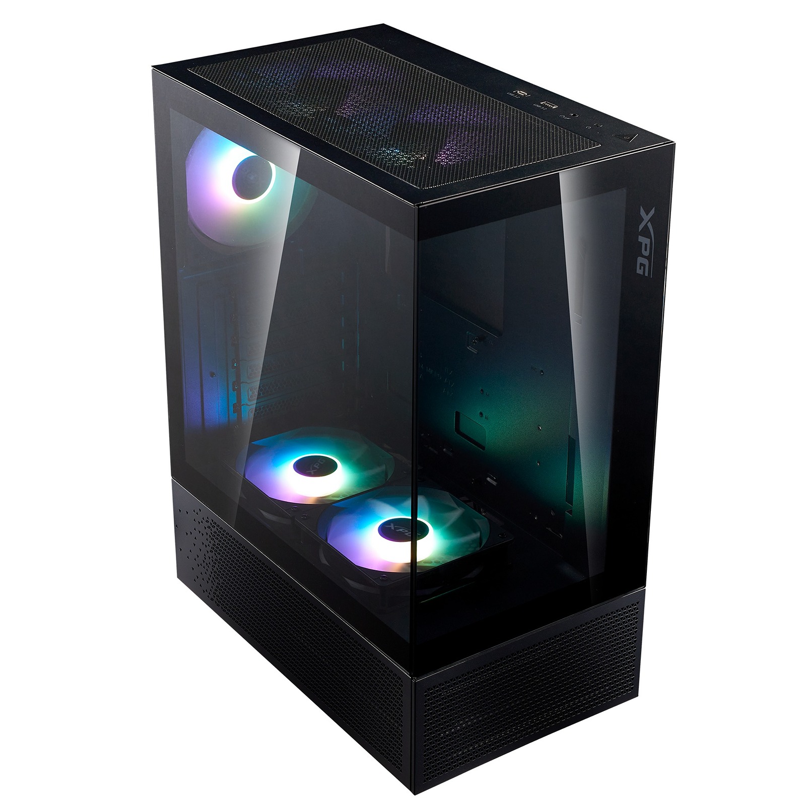 Adata XPG INVADER X MINI/ Midi Tower/ Transpar./ Čierna