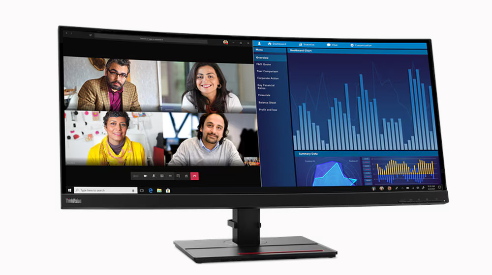 Lenovo ThinkVision/ P34w-20/ 34, 1"/ IPS/ 3440x1440/ 60Hz/ 6ms/ Black/ 3R 