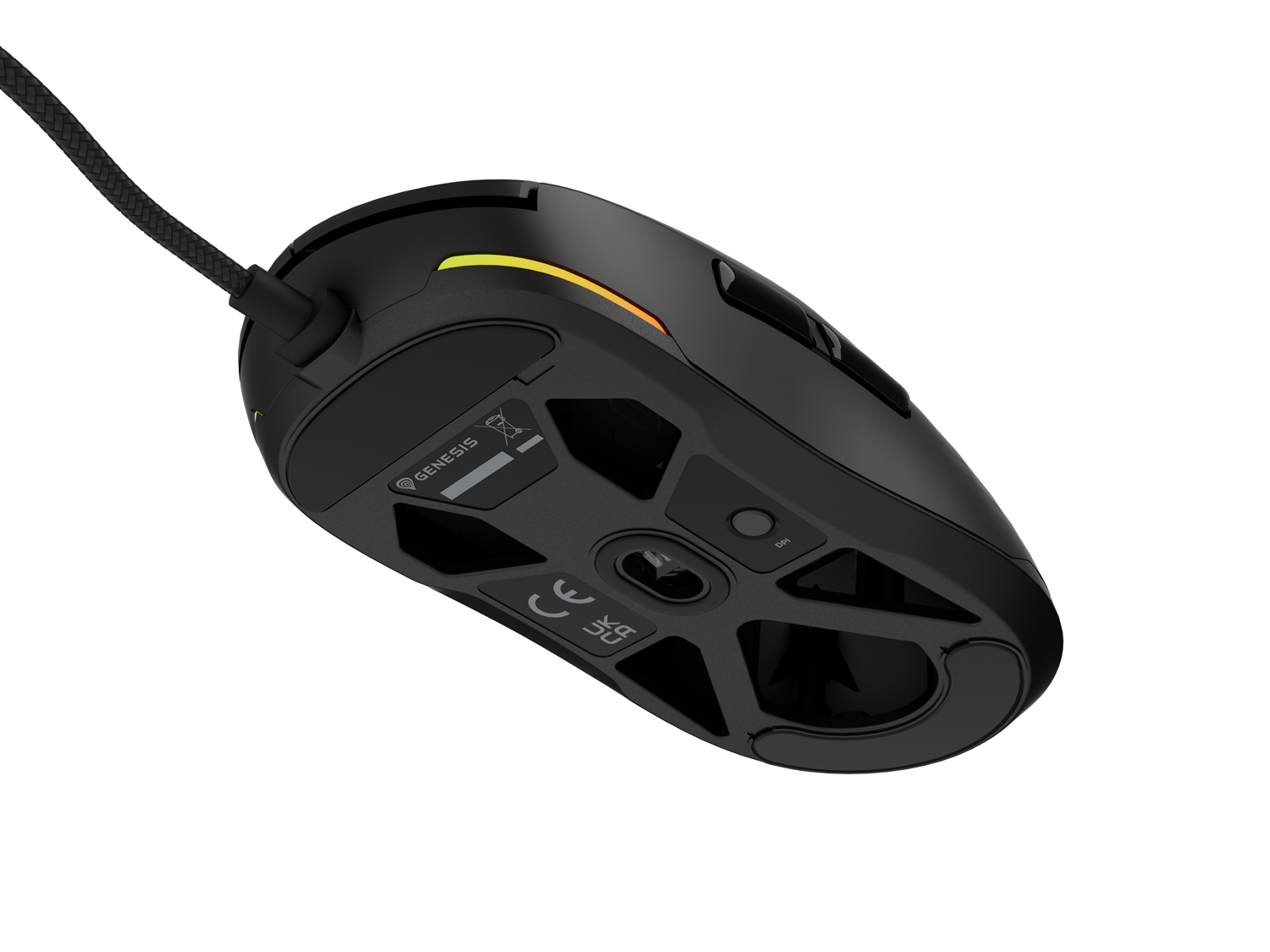 Genesis herná myš KRYPTON 660/ Herná/ Optická/ 12 000 DPI/ Drôtové USB-A/ Čierna 