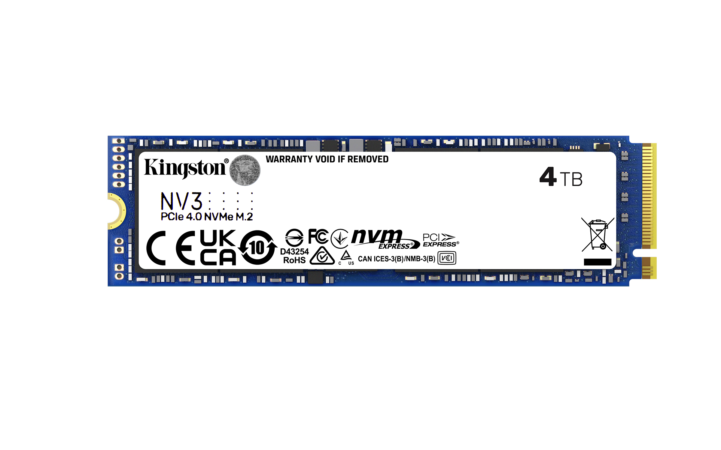Kingston NV3/ 4TB/ SSD/ 0/ SAS/ M.2 NVMe/ 5R