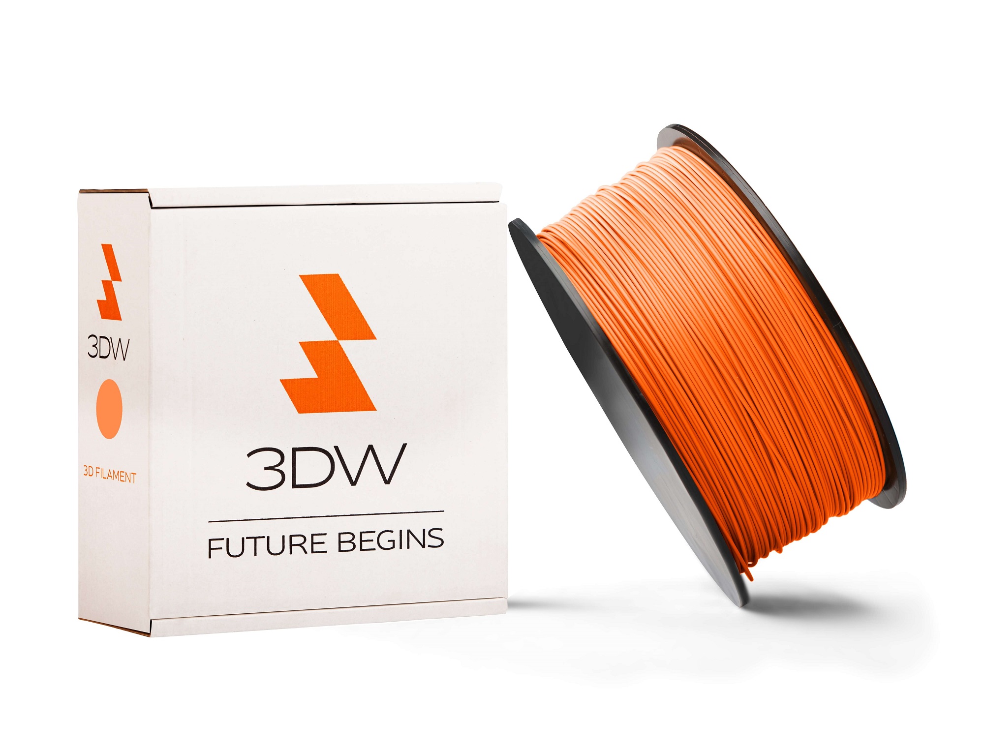 3DW - PLA filament 1, 75mm oranžová, 0, 5kg, tisk 190-210°C