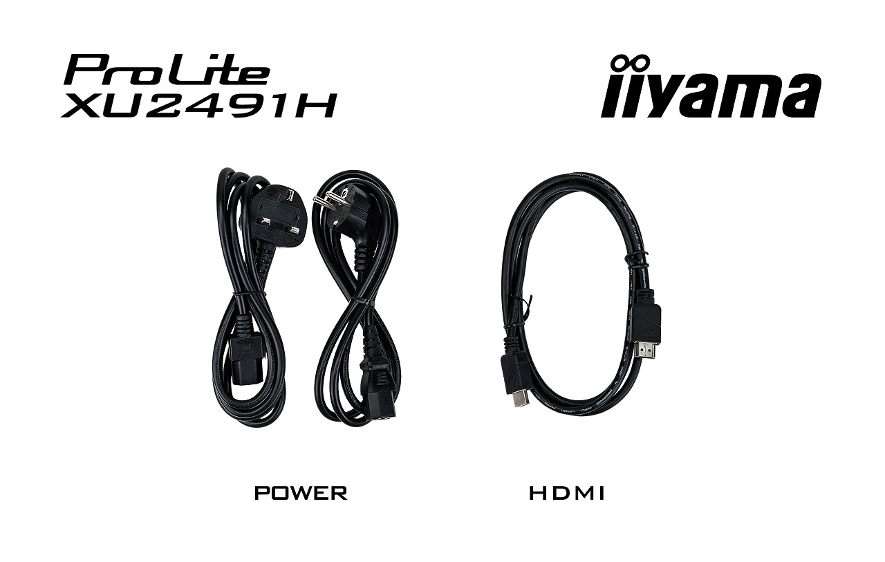 iiyama ProLite/ XU2491H-B1/ 23, 8"/ IPS/ FHD/ 100Hz/ 0, 5ms/ Black/ 3R 