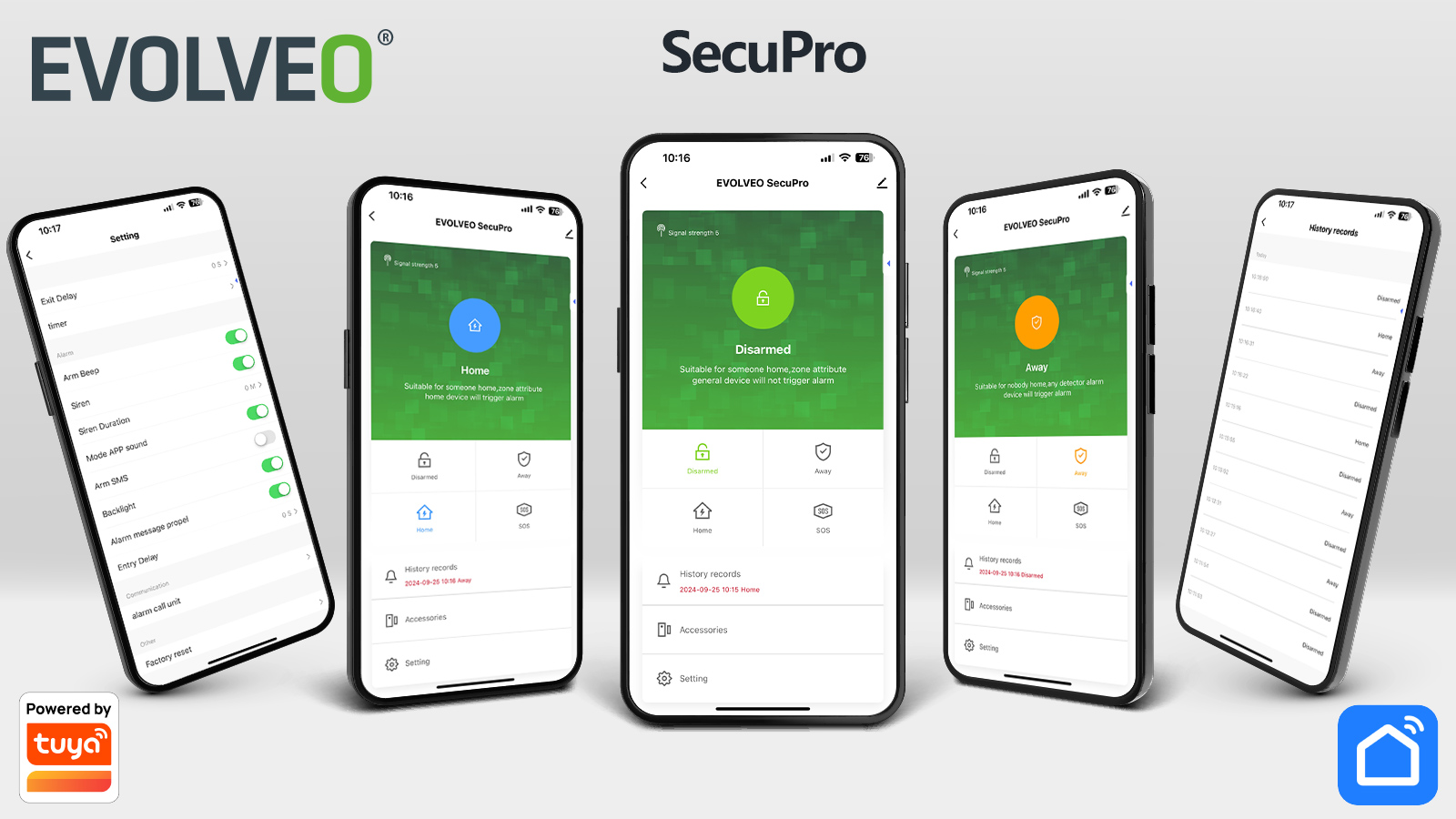 EVOLVEO SecuPro,  chytrý bezdrátový GSM&Wi-Fi zabezpečovací systém 