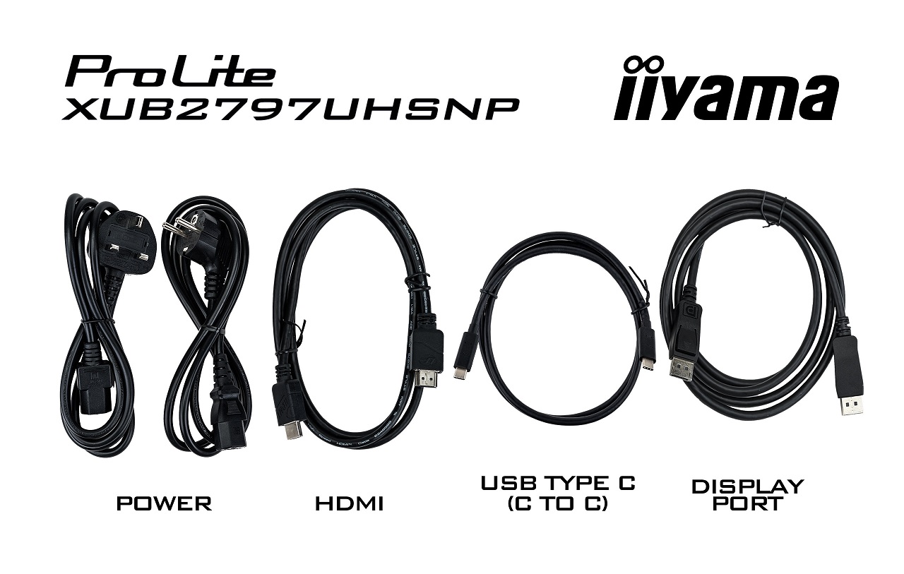iiyama ProLite/ XUB2797UHSNP-B1/ 27"/ IPS/ 4K UHD/ 60Hz/ 4ms/ Čierna/ 5R 