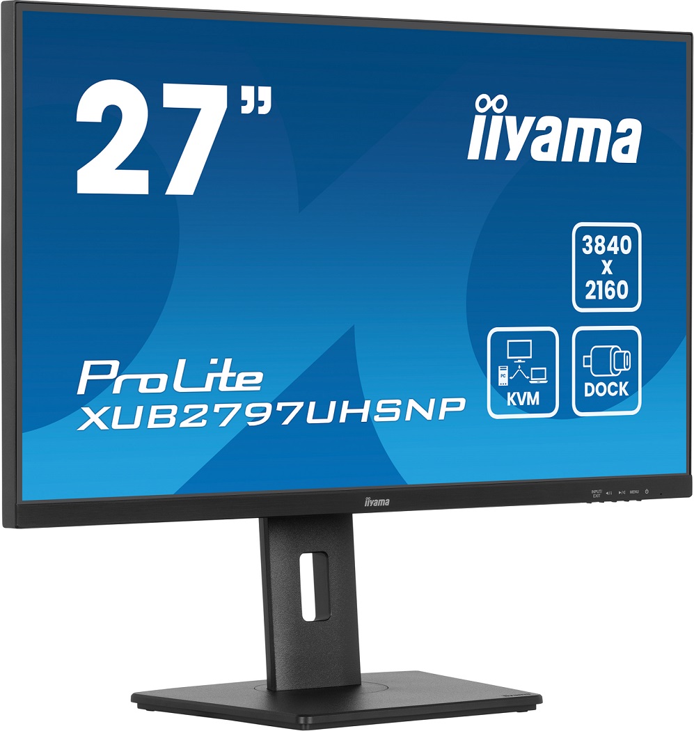 iiyama ProLite/ XUB2797UHSNP-B1/ 27"/ IPS/ 4K UHD/ 60Hz/ 4ms/ Čierna/ 5R 