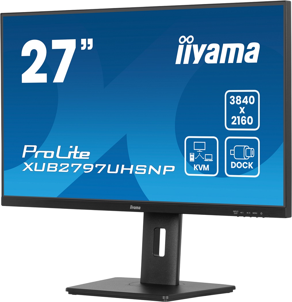iiyama ProLite/ XUB2797UHSNP-B1/ 27"/ IPS/ 4K UHD/ 60Hz/ 4ms/ Čierna/ 5R 