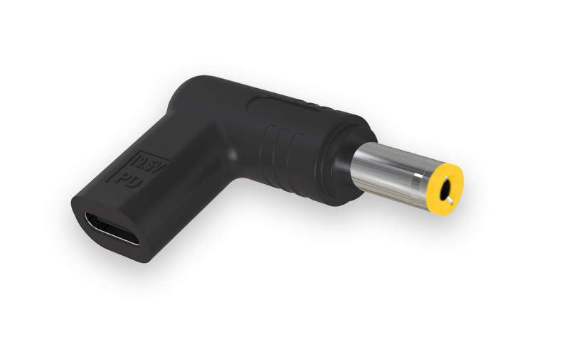 Aligator USB-C napájacia redukcia 5, 5x2, 5 mm pre notebooky Acer/ Asus/ HP/ Lenovo/ Toshiba 