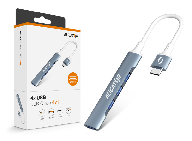 Aligator Hub USB-C / 4x USB 