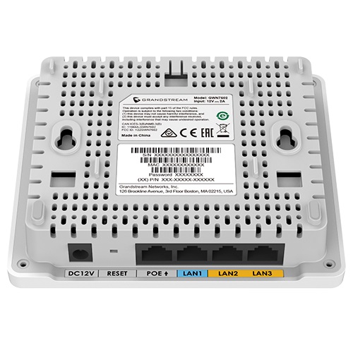 Grandstream GWN7604 prístupový bod, Wi-Fi 6 AX3000, 3Gb/ s, MU-MIMO, POE+, 256 klientov 