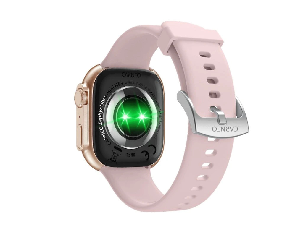 CARNEO Zephyr Ultra mini HR+/ Rose Gold/ Šport Band/ Pink 
